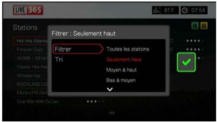 WESTERN DIGITAL PASMM WD TV - L'écran Stations de Live365 : - 1