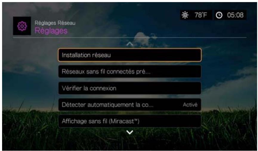 WESTERN DIGITAL PASMM WD TV - Configuration du réseau - 1