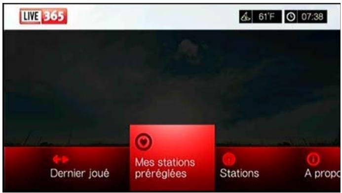 WESTERN DIGITAL PASMM WD TV - Pour se connecter à Live365 : - 1