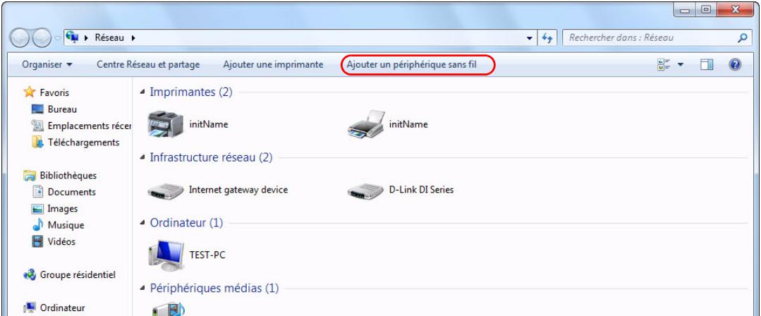 WESTERN DIGITAL PASMM WD TV - Cliques sur Ajouter un périphérique sans fil. - 1
