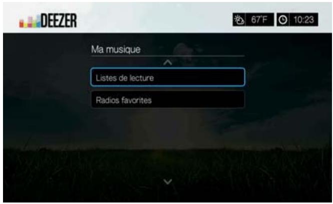 WESTERN DIGITAL PASMM WD TV - Ajouter une liste de lecture à Ma musique : - 1