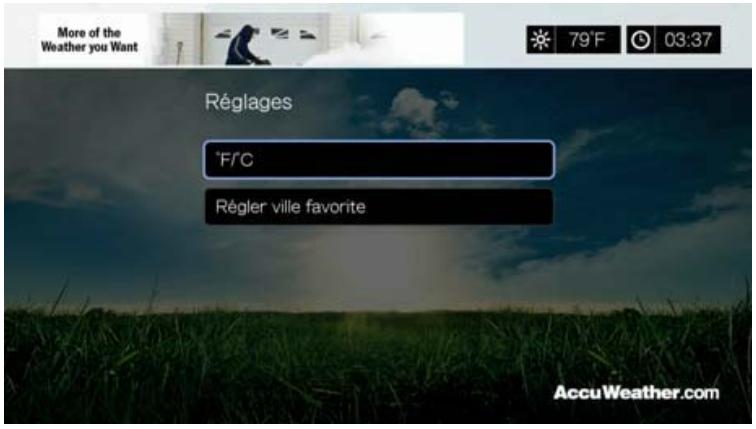 WESTERN DIGITAL PASMM WD TV - Modifier l'affichage de la Température - 1