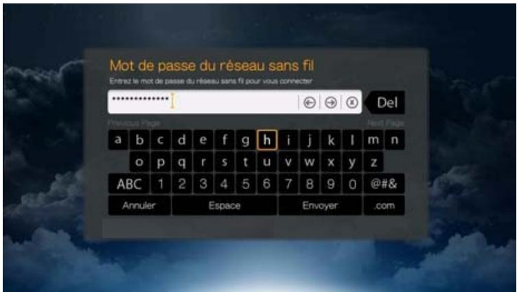 WESTERN DIGITAL PASMM WD TV - Recherche automatique ou saisie manuelle du nom de réseau sans fil - 4