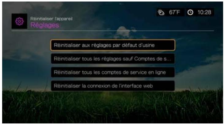 WESTERN DIGITAL PASMM WD TV - Réinitialiser l'appareil - 1