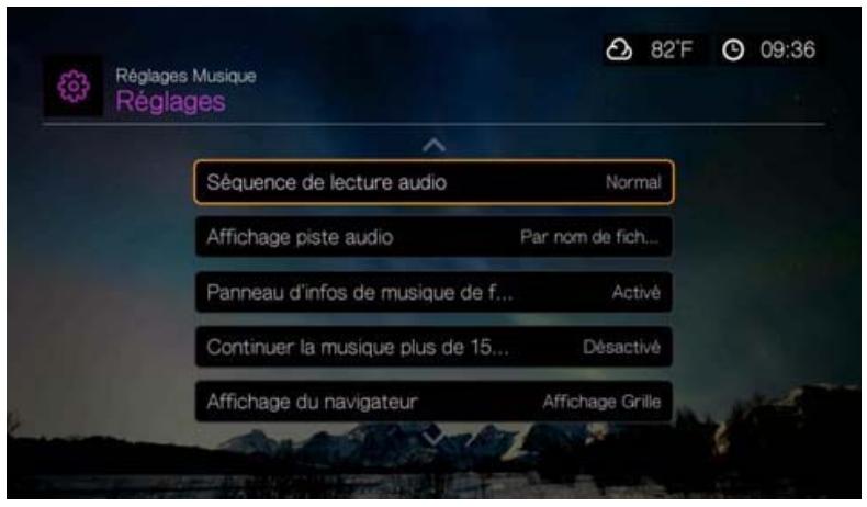 WESTERN DIGITAL PASMM WD TV - Réglages de la lecture sociale - 1