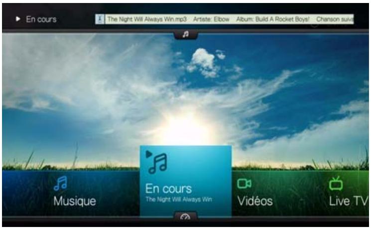WESTERN DIGITAL PASMM WD TV - Panneau d'infos de musique de fond - 1