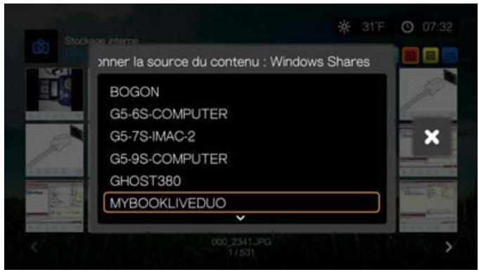 WESTERN DIGITAL PASMM WD TV - Partages Windows - 1