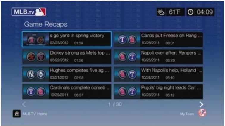 WESTERN DIGITAL PASMM WD TV - Récaps de matches - 1