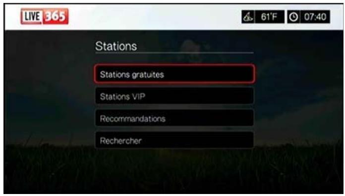 WESTERN DIGITAL PASMM WD TV - Pour rechercher une station de radio : - 2