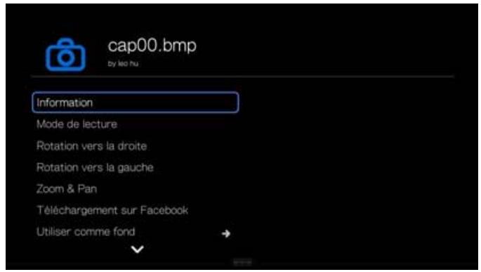 WESTERN DIGITAL PASMM WD TV - Options d'affichage des photos - 1