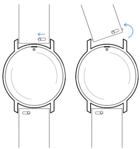 WITHINGS MoveTimeChicBleu - Remplacer le bracelet - 1