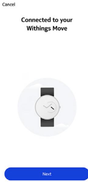 WITHINGS MoveTimeChicBleu - J'ai déjà un compte Health Mate - 4