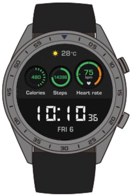 HUAWEI WATCH GT 2 46MM CLASSIC - Pression atmosphérique : - 1