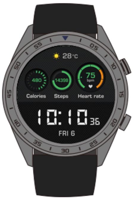 HUAWEI WATCH GT 2 46MM CLASSIC - Régler la luminosité de l'écran - 1