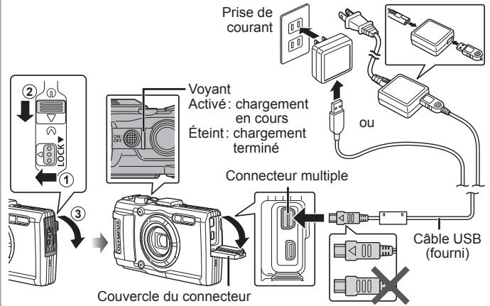 OLYMPUS TG-4 - Charge de la batterie - 1