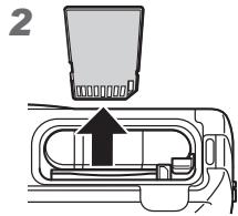 OLYMPUS TG-4 - Pour-retirer la carte mémoire - 2