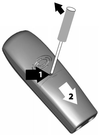 SAGEM D 60C - Replacement des batteries - 1