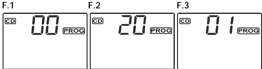 PROLINE CD 1100 MP3 - Création d'un programme - 1
