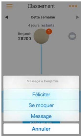 WITHINGS ACTIVITE NOIR - Interagir avec quelqu'un dans votre classement - 1