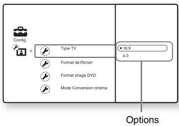 SONY BDV-Z7 - Appuyez sur / pour sélectionn un élément, puis appuyez sur . - 1