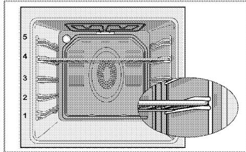BEKO FSE63120DWCS - Positions des chassin (pour modèle avec grill) - 1