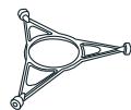 WHIRLPOOL JC212WH - SUPPORT POUR PLATEAU TOURNANT - 1