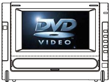 SCOTT CRX-I908 - Lecteur DVD Portable Double écran - 1