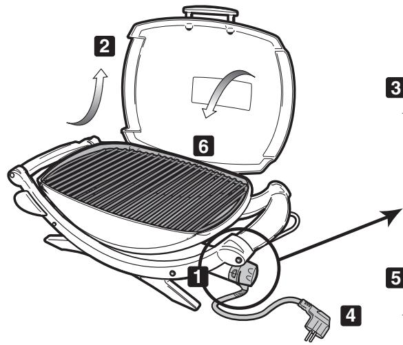 WEBER 594057 Q240 ROUGE - Cuisson - 1