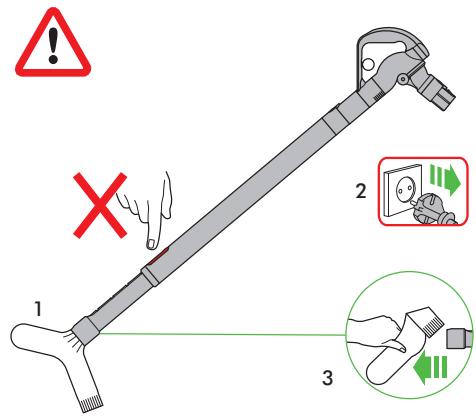 DYSON BigBallMultifloor2 - Eltömodések - hóvédó kapcsoló - 1