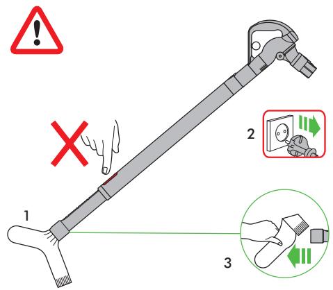 DYSON BigBallMultifloor2 - Obstruções - disjuntor tírmico - 1