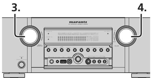 MARANTZ SR5004/N1B - LECTURE DANS LA ZONE PAR LES PRISES ZONE OUT - 1