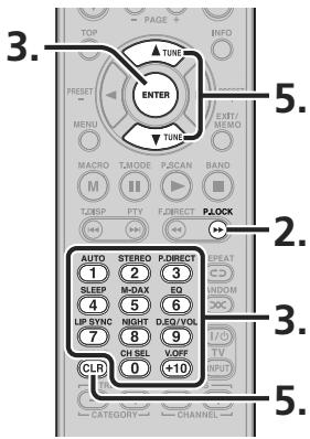 MARANTZ SR5004/N1B - RÉGLER/LIBÉRER LE VERROUILAGE PARENTAL - 2