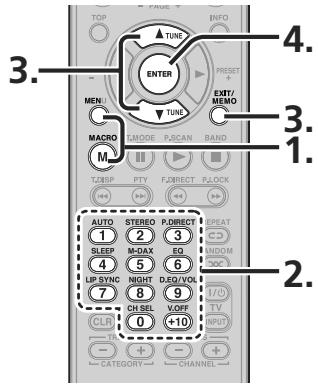 MARANTZ SR5004/N1B - MODIFICATION DES MACROS - 1