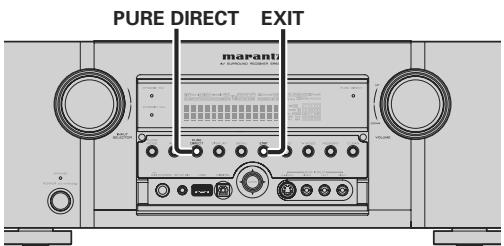 MARANTZ SR5004/N1B - VERROUILLAGE DES TOUCHES DU PANNEAU AVANT DE L'APPAREIL - 1