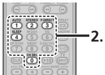 MARANTZ SR5004/N1B - RÉINITIALISATION DU CODE - 2