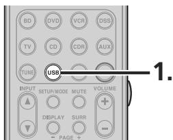 MARANTZ SR5004/N1B - OPÉRATION DU PÉRIPHÉRIQUE DE STOCKAGE iPod (SR6004 UNIQUÉMENT) - 2