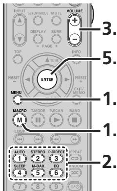 MARANTZ SR5004/N1B - CONFIRMATION DES MACROS - 1