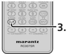 MARANTZ SR5004/N1B - EFFACER DE LA MÉMOIRE LES STATIONS PRÉSELECTIONNÉES - 3