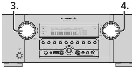 MARANTZ SR5004/N1B - LECTURE DE ZONE PAR LES BORNES D'ENCEINTES DE ZONE A - 1