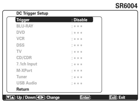 MARANTZ SR5004/N1B - 5-2 DC TRIGGER SETUP - 1