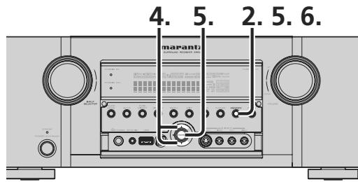 MARANTZ SR5004/N1B - SAISIE DU NOM DES STATIONS PRÉSELECTIONNÉES - 1