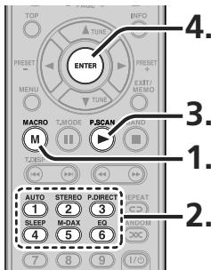 MARANTZ SR5004/N1B - MÉTHODE DE PROGRAMMATION DE MACRO - 2