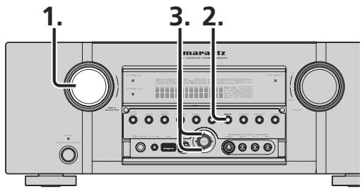 MARANTZ SR5004/N1B - MODE DE RECHERCHE DE TOUS LES CANAUX - 1