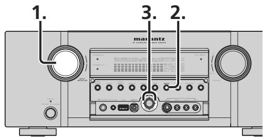 MARANTZ SR5004/N1B - MODE DE RECHERCHE DE PRESELECTIONS - 1