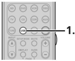 MARANTZ SR5004/N1B - PREPARATIFS POUR LES OPÉRATIONS USB - 2