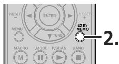 MARANTZ SR5004/N1B - EFFACER DE LA MÉMOIRE LES STATIONS PRÉSELECTIONNÉES - 2