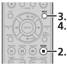 MARANTZ SR5004/N1B - VÉRIFIER LE CANAL DE PRÉSELECTION SIRIUS - 2