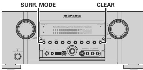 MARANTZ SR5004/N1B - POUR REINITIALISER L'APPAREIL - 1
