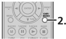 MARANTZ SR5004/N1B - MÉMOIRE DE PRESELECTION - 2