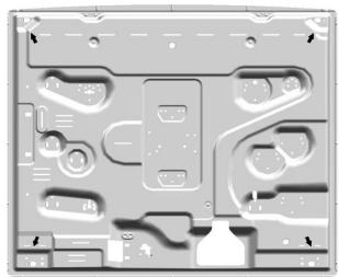 HOTPOINT PF 604 WH/HA - Scheme de fixation des crochets - 4
